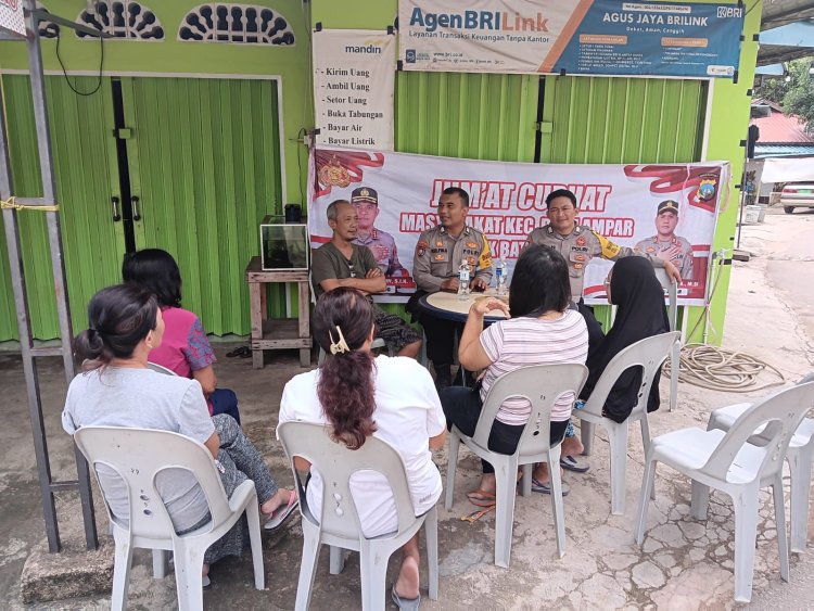 Kegiatan Rutin Jumat Curhat, Polsek Batu Ampar Dengan warga Batu Merah