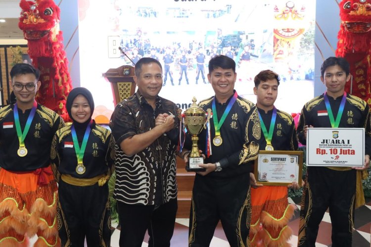 BERTABUR AKSI BUDAYA, LOMBA BARONGSAI DAN GASING DALAM RANGKA HARI BHAYANGKARA KE-79 SUKSES DIGELAR