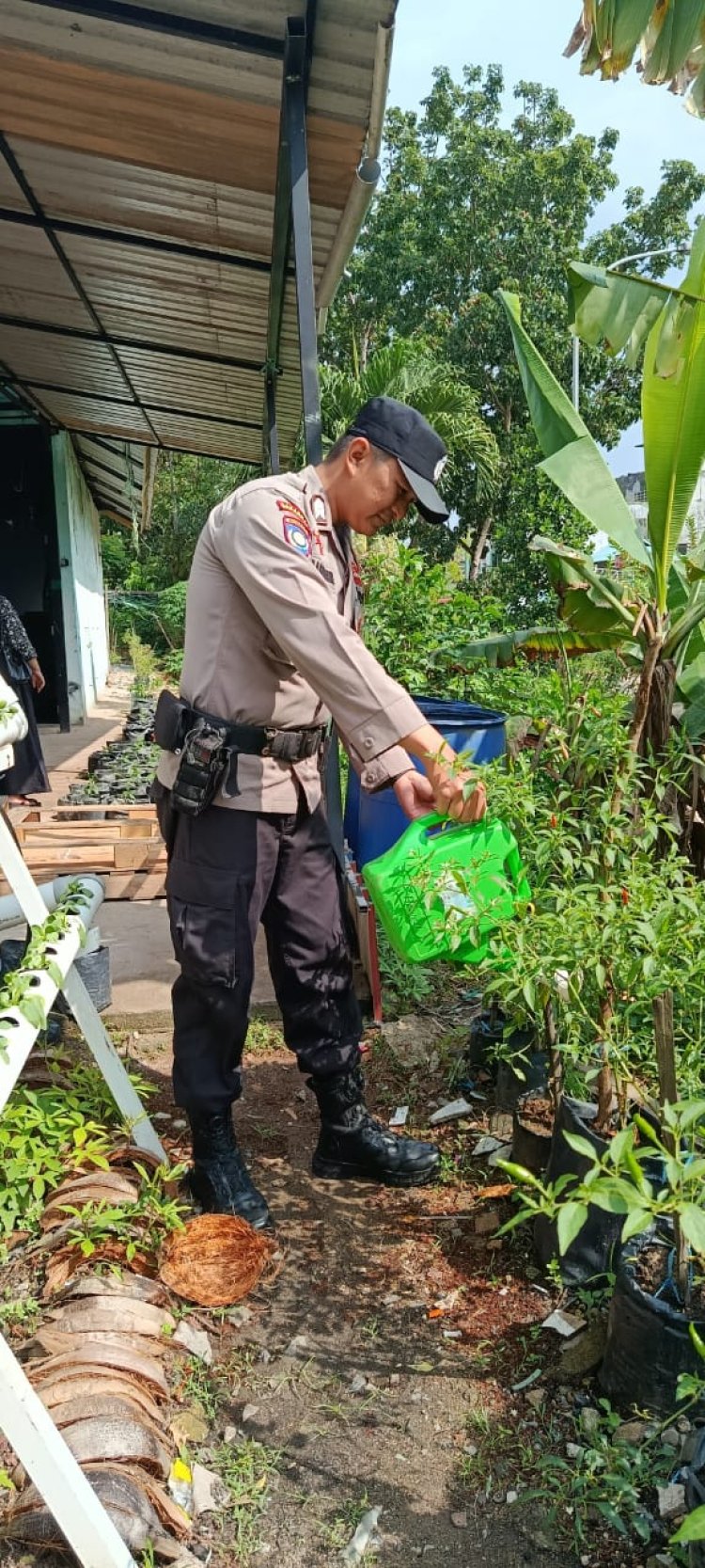 Polsek Batu Aji Bersama Kelompok Tani Kel. Buliang, Wujudkan Ketahanan Pangan