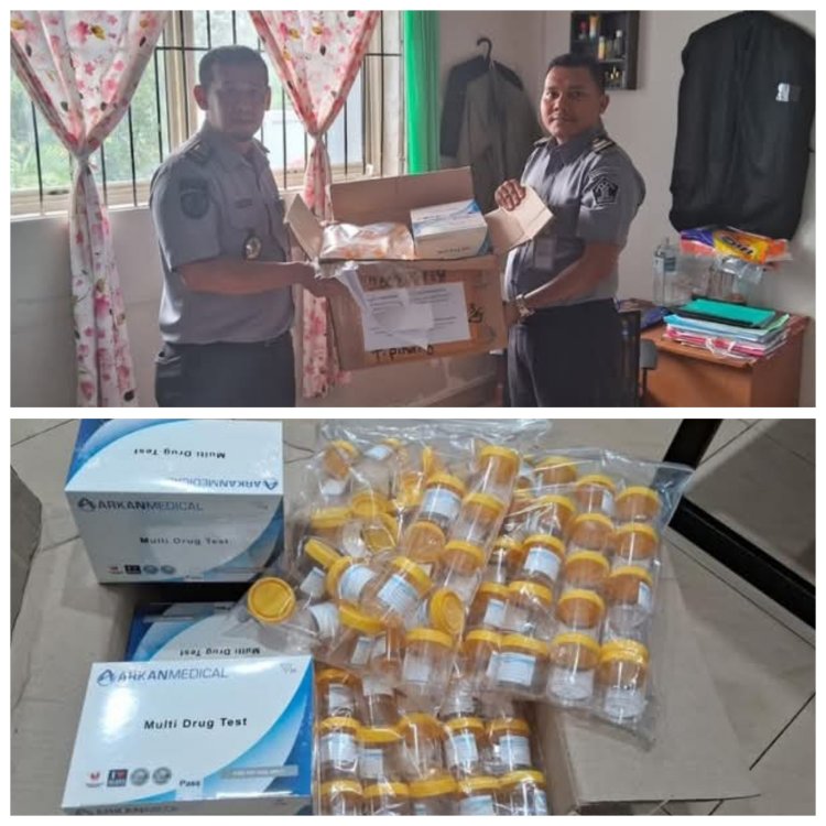 Lapas Batam Terima 100 Set Alat Tes Urine, Wujud Komitmen Berantas Narkoba