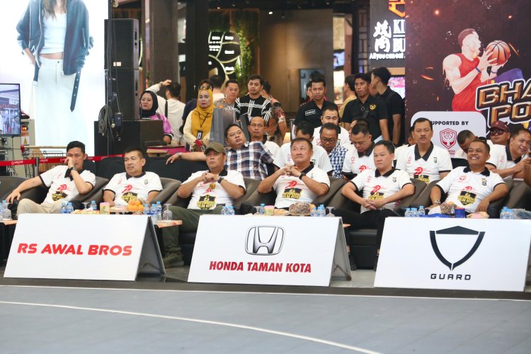 Kapolda Kepri Membuka Turnamen Basket 3x3 Memperingati Hari Bhayangkara ke-79