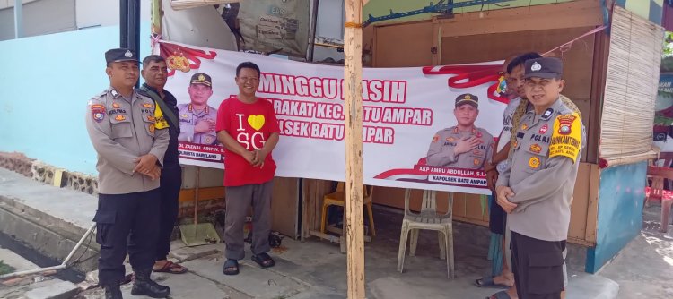 Polsek Batu Ampar Gelar Minggu Kasih, Warga Apresiasi Upaya Polisi Jaga Kamtibmas