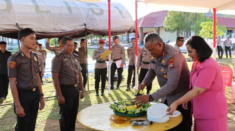 Kapolres Lingga Pimpin Upacara Korp Raport, 19 Personel Terima Kenaikan Pangkat Sebagai Bentuk Amanah dan Tanggung Jawab
