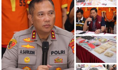 Polda Kepri Ungkap 26 Kasus Narkoba dan Musnahkan Barang Bukti Sabu