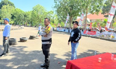 Polsek Sei Beduk Pastikan Pengamanan Kejurda Balap Motor Drag Race, Road Race, Drag Bike 2025 Berjalan Kondusif