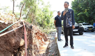 Amsakar Tinjau Perbaikan Jalan Bawah Hotel Vista Batam, Pastikan Kualitas dan Kelancaran Mobilitas Warga