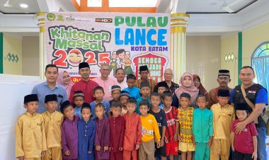 YSAI Gelar Khitanan Massal di Pulau Lance Batam Sambut 1 Muharram 1447 H