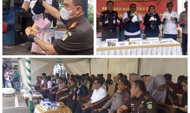 Kejari Batam Musnahkan Barang Bukti Narkotika Nyaris 24 Kg Sabu dan Ribuan Butir Ekstasi