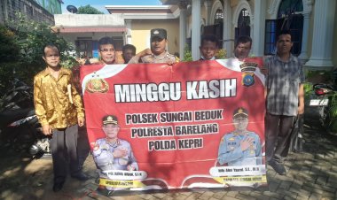 Minggu Kasih Polsek Sungai Beduk: Membangun Kedekatan, Menjaga Keamanan