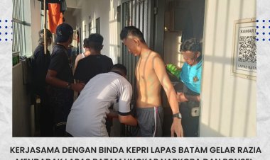 Razia Mendadak di Lapas Batam: Ungkap Narkoba dan Ponsel, Enam WBP Dilimpahkan ke Polresta Barelang