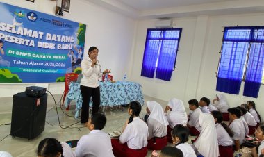 Satreskrim Polres Karimun Sosialisasi Anti-Bullying di SMP Cahaya Meral: Lawan Perundungan Sejak Dini