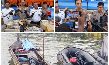Sindikat Pencurian di Laut Karimun Terbongkar, Ditpolairud Polda Kepri Tangkap 10 Pelaku