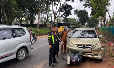 Laka Lantas di Bintan Timur: Sepeda Motor Terseret, Pengendara Alami Luka Berat