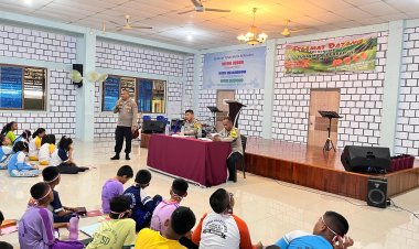 Polsek Sagulung Gelar Sosialisasi Bahaya Narkoba, Kenakalan Remaja, Dan Tertib Lalu Lintas Di Sekolah Tunas Muda Berkarya