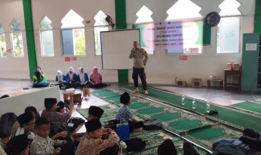 BHABINKAMTIBMAS KEL. BENGKONG LAUT LAKSANAKAN SOSIALISASI MATSAMA DI MTS NEGERI 1 BATAM