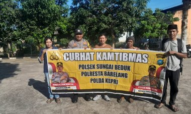 Polsek Sungai Beduk Rutin laksanakan Jumat Curhat Kamtibmas Tampung Aspirasi Masyarakat