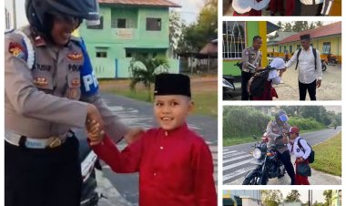 Kebijakan Humanis Kapolres Lingga: Apel Pagi Diundur, Anggota Diberi Waktu Antar Anak di Hari Pertama Sekolah