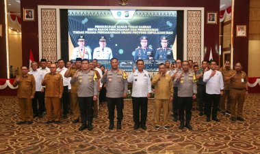 KAPOLDA KEPRI HADIRI PENGUKUHAN GUGUS TUGAS TPPO, TEGASKAN KOMITMEN BERSAMA BERANTAS PERDAGANGAN ORANG