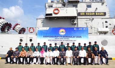 TNI AL dukung Ekspedisi Rupiah Berdaulat 2025, Danlantamal IV Lepas KRI HBS-382