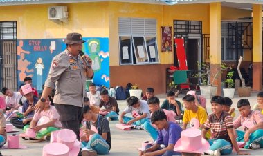 Sat Binmas Polresta Barelang Lakukan Pembekalan Siswa Baru Di SMA Negeri 20 Batam