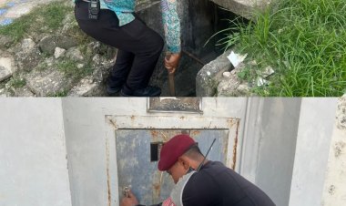 Perkuat Deteksi Dini, Ka. KPR Rutan Batam Pimpin Kontrol Keliling Area Branggang