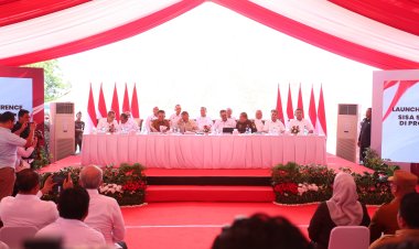 KAPOLDA KEPRI HADIRI LAUNCHING DAN PRESS RELEASE SISA STOCKPILE BAUKSIT DI KEPRI