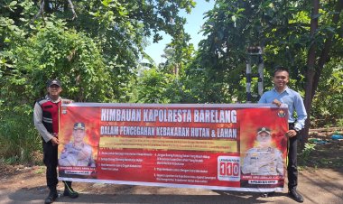 Personil Sat Sabhara Polsek Batu Ampar Laksanakan Patroli dan Himbauan Cegah Karhutla