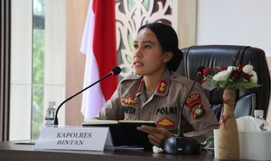 Kapolres Bintan Pimpin Anev Kamtibmas 2025.