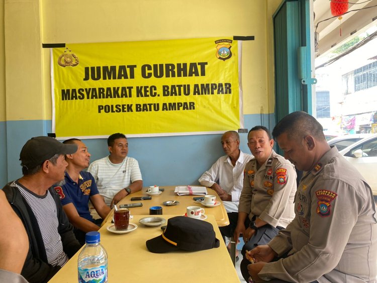 Polsek Batu Ampar Rutin Gelar Jumat Curhat, Warga Sei Jodoh Harap Patroli Ditingkatkan