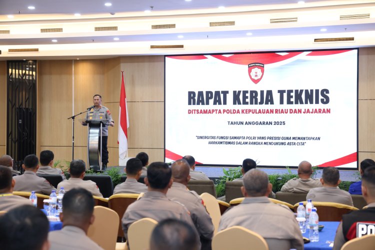 KAPOLDA KEPRI BUKA RAKERNIS FUNGSI TEKNIS SAMAPTA T.A. 2025: SAMAPTA ADALAH TULANG PUNGGUNG KEPOLISIAN
