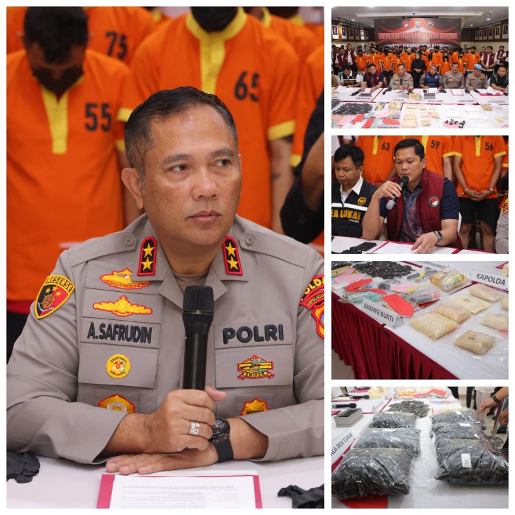 Polda Kepri Ungkap 26 Kasus Narkoba dan Musnahkan Barang Bukti Sabu