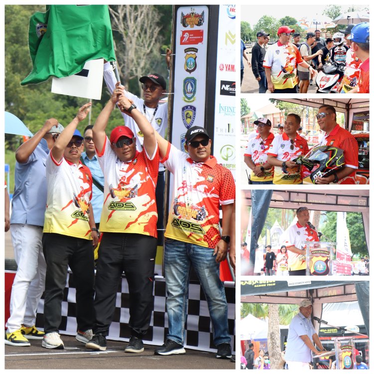 KAPOLDA KEPRI RESMI MEMBUKA KEJUARAAN DRAG RACE, ROAD RACE, DAN DRAG BIKE DALAM RANGKA HARI BHAYANGKARA KE-79 TAHUN 2025