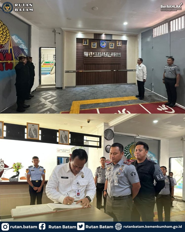 Rutan Batam Terima Kunjungan Kerja Asisten Deputi Kemenko Polhukam, Bahas Tata Kelola Pemasyarakatan