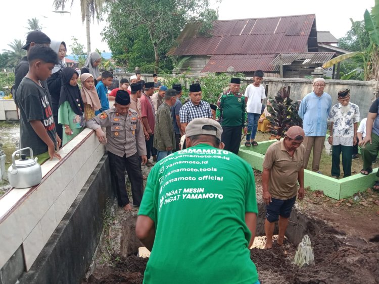 Polres Lingga Hadir dalam Duka Warga: Wujud Nyata Pelayanan Humanis dan Kepedulian Tanpa Batas