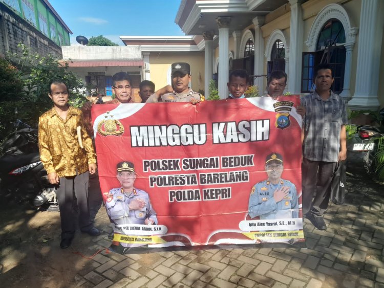 Minggu Kasih Polsek Sungai Beduk: Membangun Kedekatan, Menjaga Keamanan