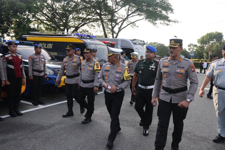 POLDA KEPRI GELAR APEL PASUKAN OPERASI PATUH SELIGI 2025