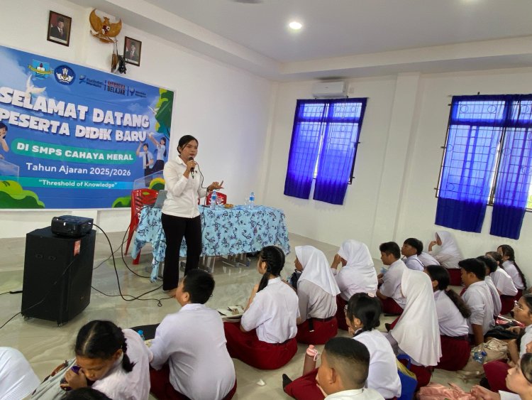 Satreskrim Polres Karimun Sosialisasi Anti-Bullying di SMP Cahaya Meral: Lawan Perundungan Sejak Dini