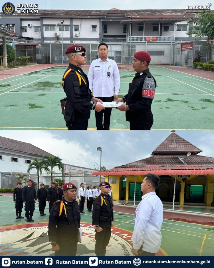 Ka. KPR Pimpin Apel Serah Terima Regu Pengamanan: Tegaskan Pentingnya Integritas dan Kewaspadaan