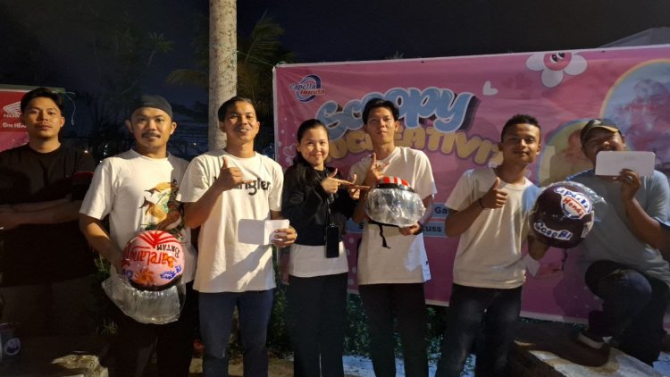 Scoopy Velocreativity: Komunitas Bikers Honda Kepri City Rolling Sambil Adu Kreativitas di Batam