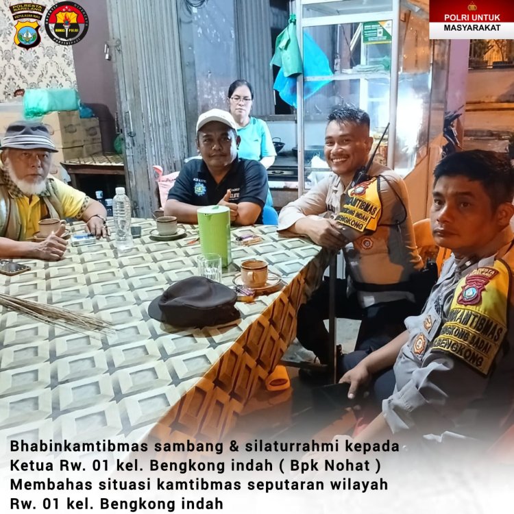 Sinergi Polri dan Warga: Bhabinkamtibmas Bengkong Indah Jalin Silaturahmi dan Bahas Kamtibmas