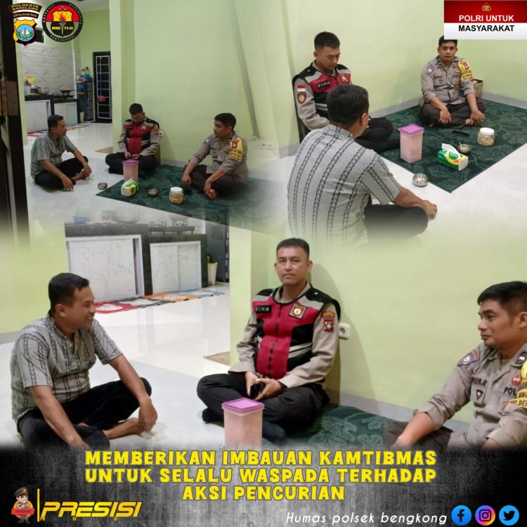 Dekat dengan Warga, Polsek Bengkong Sampaikan Imbauan Kamtibmas Lewat Silaturahmi