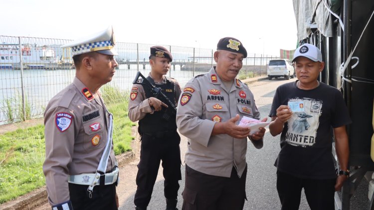 Wujud Nyata Kehadiran Polri, Polres Lingga Intensifkan KRYD di Pelabuhan Jagoh