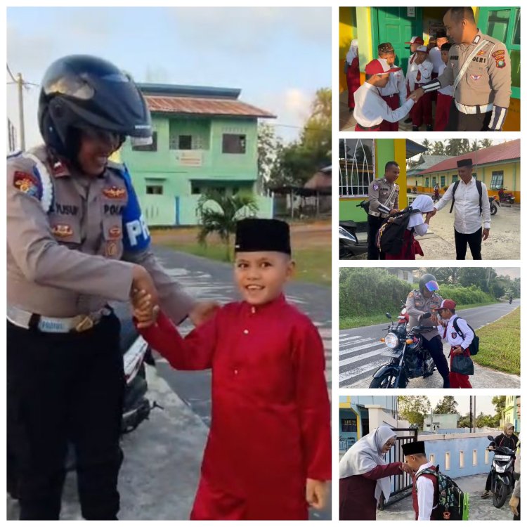 Kebijakan Humanis Kapolres Lingga: Apel Pagi Diundur, Anggota Diberi Waktu Antar Anak di Hari Pertama Sekolah