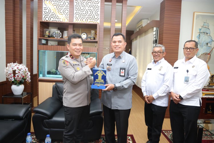 WAKAPOLDA KEPRI SILATURAHMI KE KANTOR WILAYAH HUKUM DAN PEMASYARAKATAN