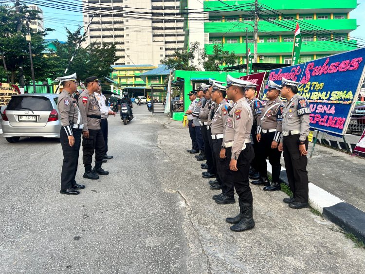 Polresta Barelang Laksanakan Pengamanan Pawai Budaya Perayaan Milad Yayasan Ibnu Sina Batam Ke-48