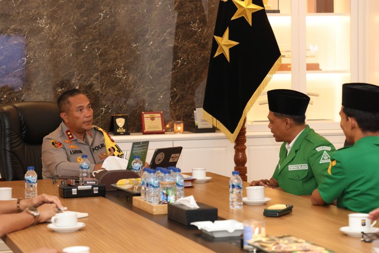 KAPOLDA KEPRI TERIMA AUDIENSI GERAKAN PEMUDA ANSOR KEPRI