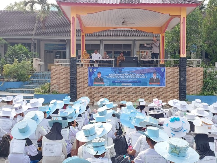 Kapolsek Batu Aji Buka MPLS SMK Negeri 1 Batam, Tekankan Anti-Bullying dan Tertib Lalu Lintas