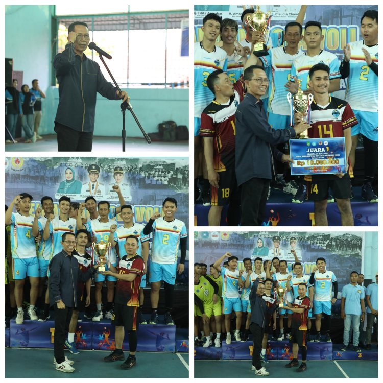68 Tim Berlaga, Total Hadiah Rp132 Juta: Kejuaraan Bola Voli Piala Bergilir 2025 Jadi Wadah Lahirkan Atlet Batam