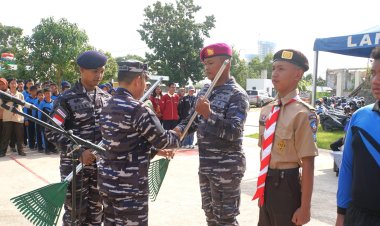 Ratusan Personel TNI AL Dikerahkan Sukseskan Program Laut Bersih Bintahwil 2025