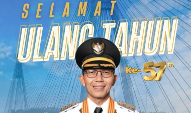 Keluarga Besar Rutan Batam Ucapkan Selamat Ulang Tahun ke-57 untuk Wali Kota Batam Amsakar Achmad